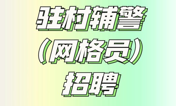 驻村辅警网格员招聘